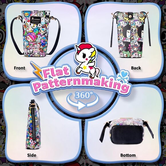 Leather Crossbody Bag Women's Adjustable Phone Pouch Shoulder Purse Multicolor - Picture 3 of 8